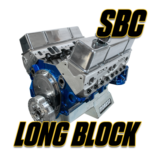 Chevy Small Block Hot Rod Series - Small Block Chevy Long Block Engines (No Intake, Ignition or Pulleys)
