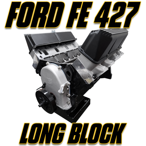 Ford FE Hot Rod Series - Ford FE  Long Block Engines (No Intake, Ignition or Pulleys)
