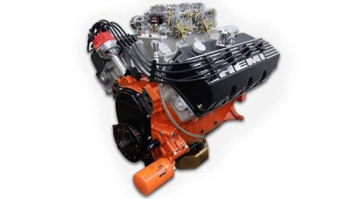 Prestige Motorsports - 572 HEMI MOPAR BIG BLOCK SS CRATE ENGINE DUAL-CARBURETED TURNKEY