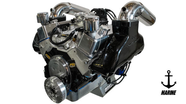 Prestige Motorsports - 383 CHEVY SMALL BLOCK CRATE ENGINE FUEL INJECTED MARINE TURNKEY