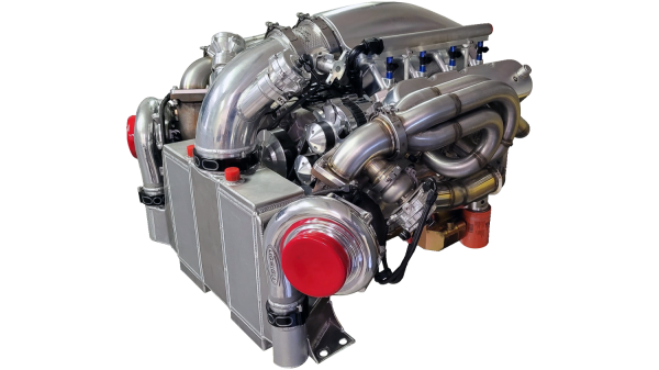 Prestige Motorsports - 388-427 CHEVY LSR CRATE ENGINE TWIN-TURBO DROP-IN-READY