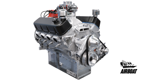 Prestige Motorsports - 632 CHEVY BIG BLOCK CRATE ENGINE CARBURETED AIRBOAT DROP-IN-READY - Image 1