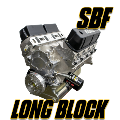 Ford Small Block Super Street Series - 427ci Ford Small Block - Small Block Ford Long Block Engines (No Intake, Ignition or Pulleys)