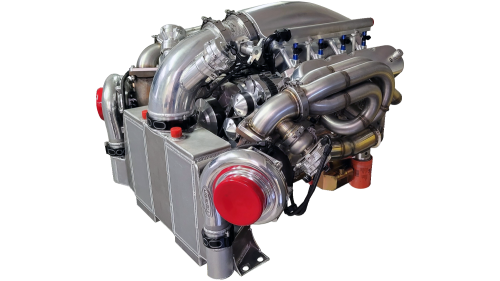 Prestige Motorsports - 388-427 CHEVY LSR CRATE ENGINE TWIN-TURBO DROP-IN-READY - Image 1