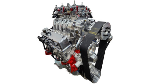 Prestige Motorsports - 383 CHEVY SMALL BLOCK CRATE ENGINE BDS 6-71 SUPERCHARGED DROP-IN-READY - Image 1