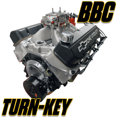 Chevy Big Block Engines - Chevy Big Block Hot Rod Series - 489 Turn-Key Engines (Complete No Pulleys)